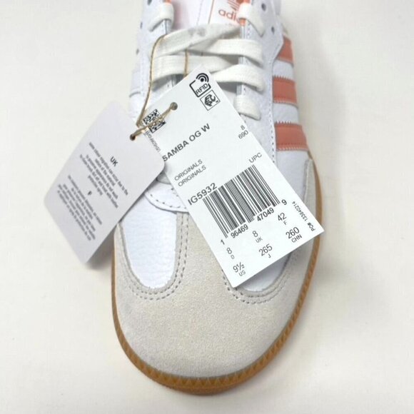adidas Originals Samba OG White/Clay/White Size Various - Picture 12 of 15